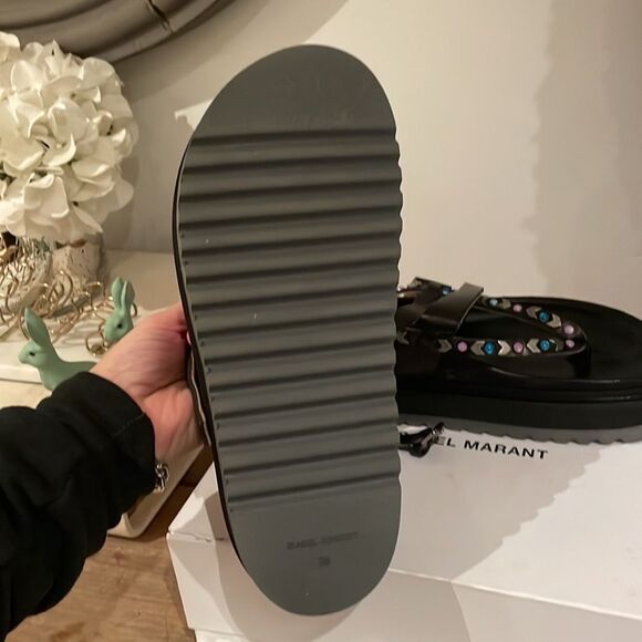 🎀 SSENSE AUTHENTIC Isabel Marant Ellham sandals 39 - Picture 10 of 11